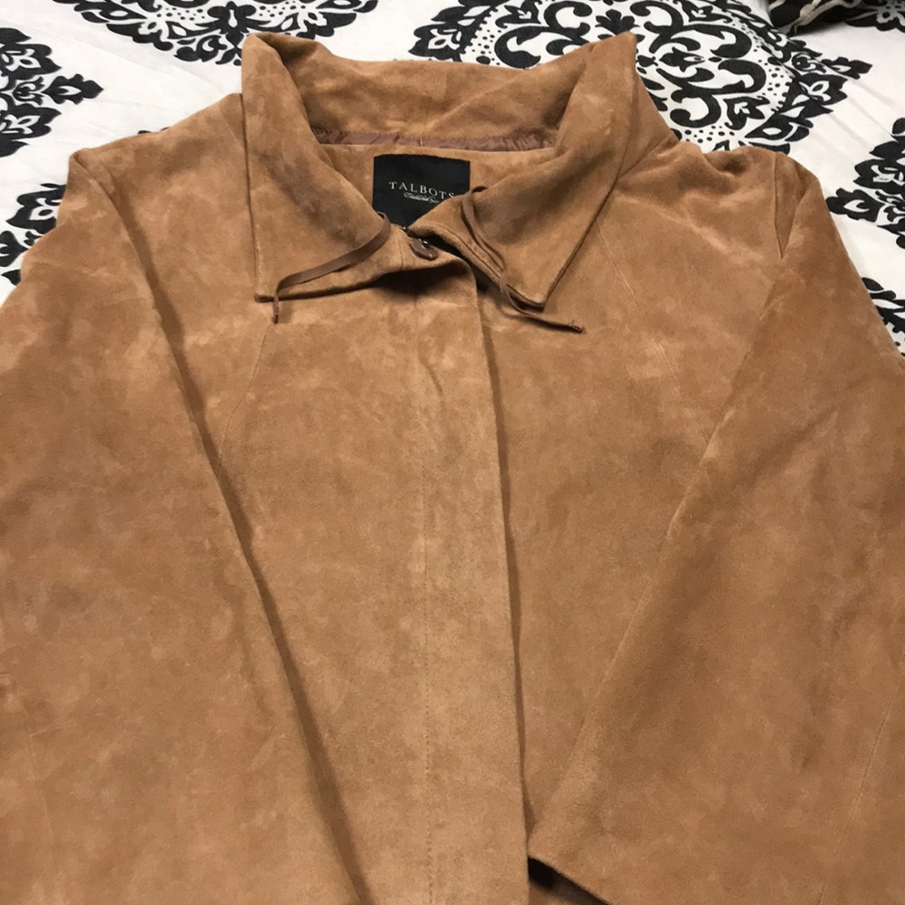 GORGEOUS suede leather Talbots jacket- SOOO SOFT !